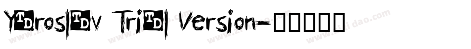Yaroslav Trial Version字体转换